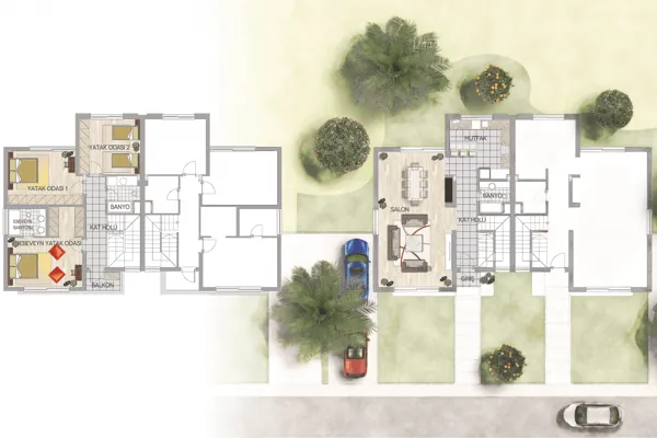 Palm City Modern Vera tip villa görseli